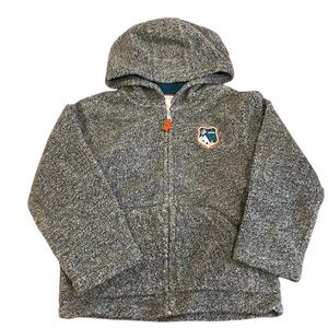 NWOT Janie and Jack Grey Sherpa Hoodie